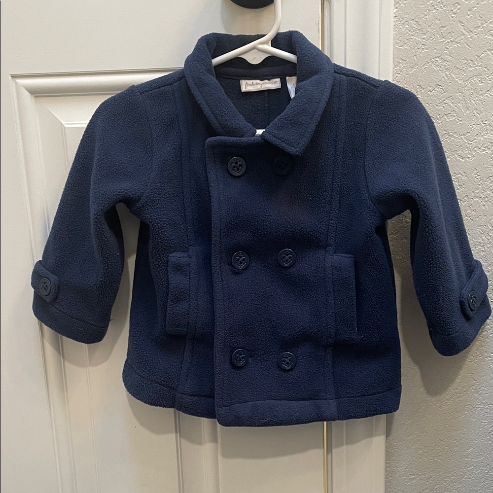 First Impressions Beautiful Navy Blue Peacoat - Infant 6-9 Months